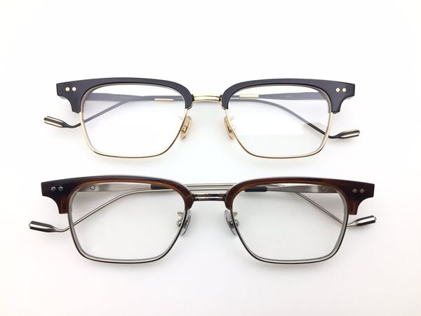 

brand design men's and women's eyeglass frame plate with titanium plate ultra light and super comfortable titanium glasses men&#03, Silver