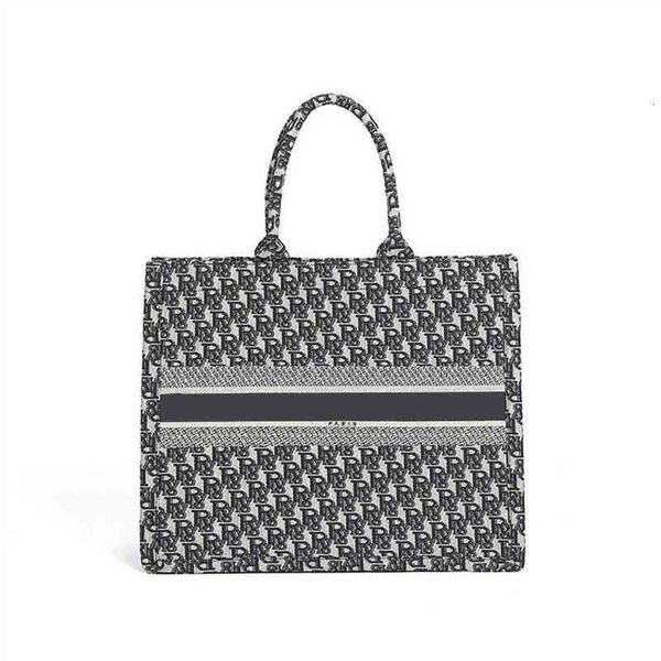 

luxury designer totes shopping bag woman oblique letter embroidery print handbags shoulder bags ladies fashion banquet cowboy
