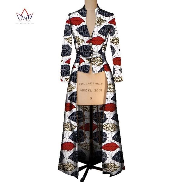 Estate Nuovo cappotto africano per le donne Trench Women Maxi Outwear Trench Coat Womens Dashikis Marchio di abbigliamento 6XL BRW WY2405 201102