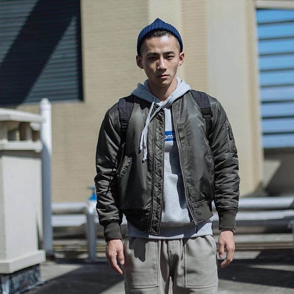 

winter new cotton padded sport loose collarless men's leisure down jacket, Black