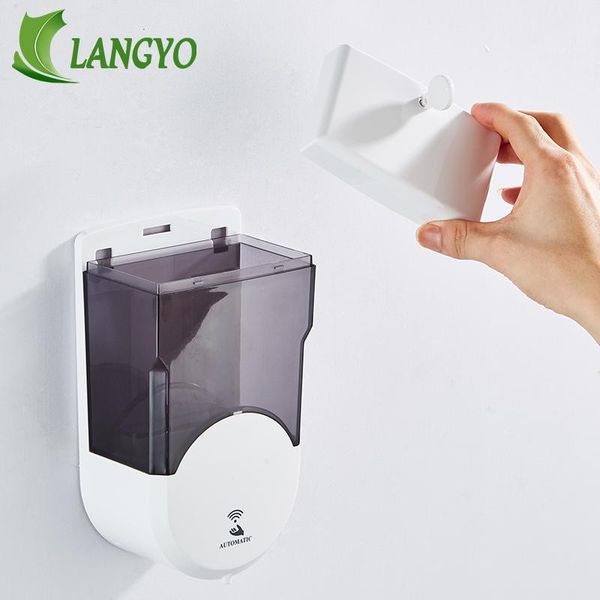 

langyo intelligent liquid soap dispenser wall mounted touchless abs soap dispenser hand washing device for kitchen bathroom bbytwo