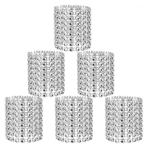 

rhinestone napkin rings,silver rhinestone napkin rings diamond holders for wedding party banquet dinner or valentine's ho1
