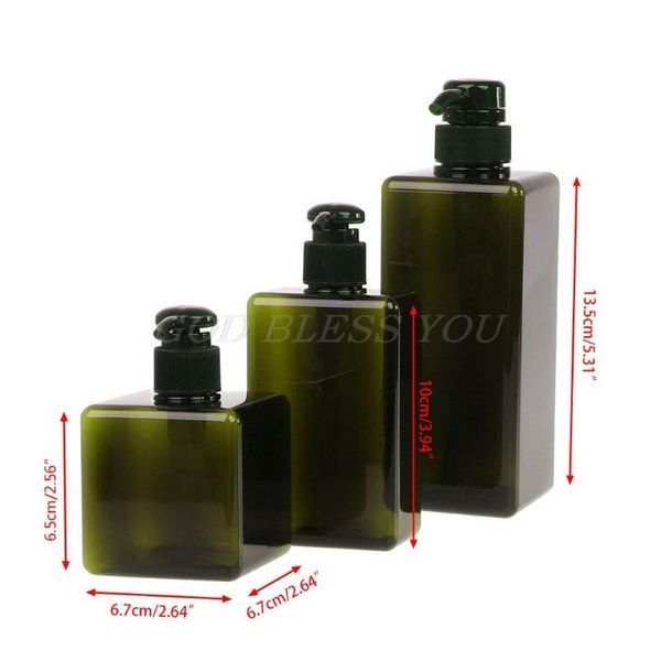 

new lotion container large pump plastic shampoo bottle refillable travel bottle 250ml 280ml 650ml drop sqciqf