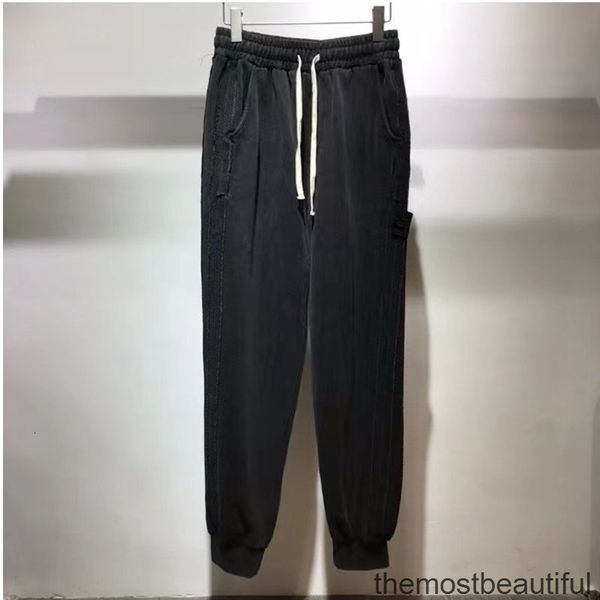

men's pants knitted terry leggings m-2xl trousers in four colors ww3w, Black