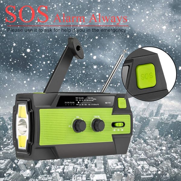 

guangzhou juropin emergency radio charging led light dynamo hand crank fm radio outdoor solar camping tool