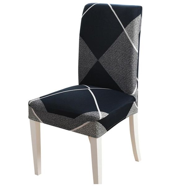 

dining chair cover modern printed stretch slipcover soft reusable home el removable washable universal banquet seat protector covers