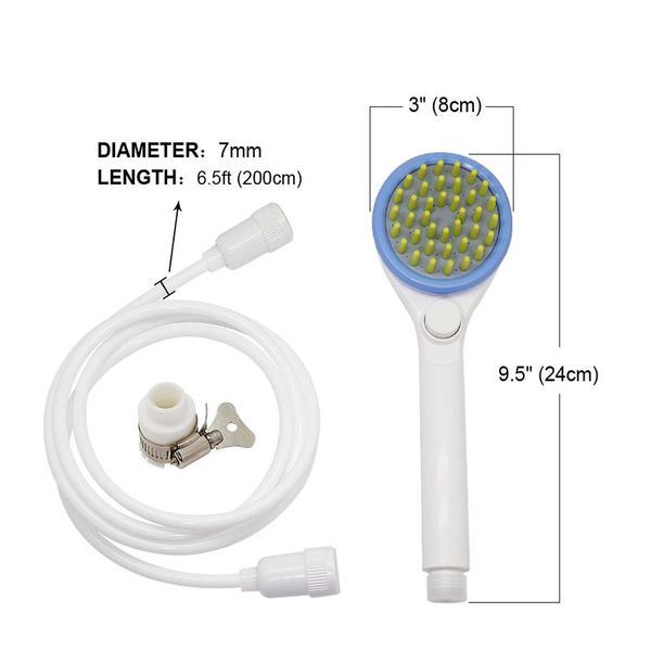 

pet bathing grooming tool comfortable dog cat massager shower tool cleaning washing bath sprayers dog brush comb pet wmtoac