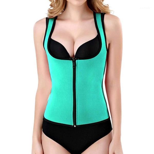 

yoga outfits women waist corset neoprene vest deep w-collared workout clothes perspiration fat burning trainer for fitness1, White;red