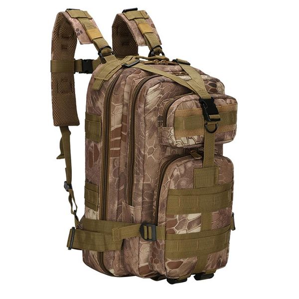

outdoor camouflage backpack mountain hiking daypack large capacity multi pockets webbings rucksacks climbing hiking bags