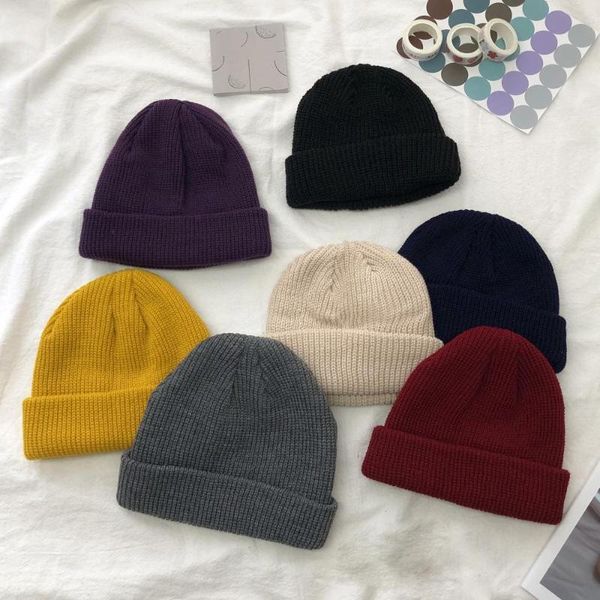 

make firm offers brief paragraph cold dome rogue hat knitting hat rascal course female hip-hop cap street dance in winter, Blue;gray