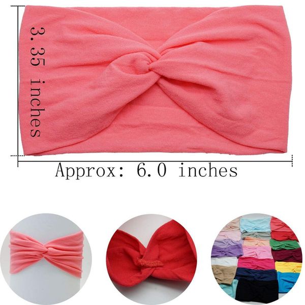 

pcs super soft nylon headbands elastic hair bands for diy hair accessories for newborn toddler and kids h jllvxe, Slivery;white