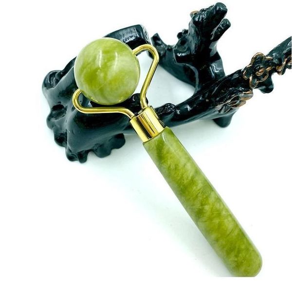 

natural jade massage roller guasha board spa scraper stone facial anti-wrinkle treatment body facial massager health ca jllicu