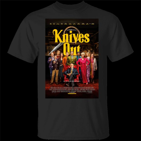 

new knives out (2020) movie tv black t-shirt m-xxxl tee shirt custom graphic sport hooded sweatshirt hoodie