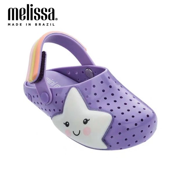 

mini melissa boyes girl jelly shoes beach sandals baby shoes melissa beach sandals kids princess shoes y200619, Black;red