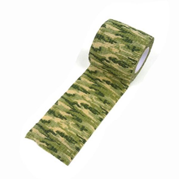 

elbow & knee pads self adhesive outdoors camouflage hunting tapes nonwoven cloths camera bicycle motorbike, 4.5m, Black;gray