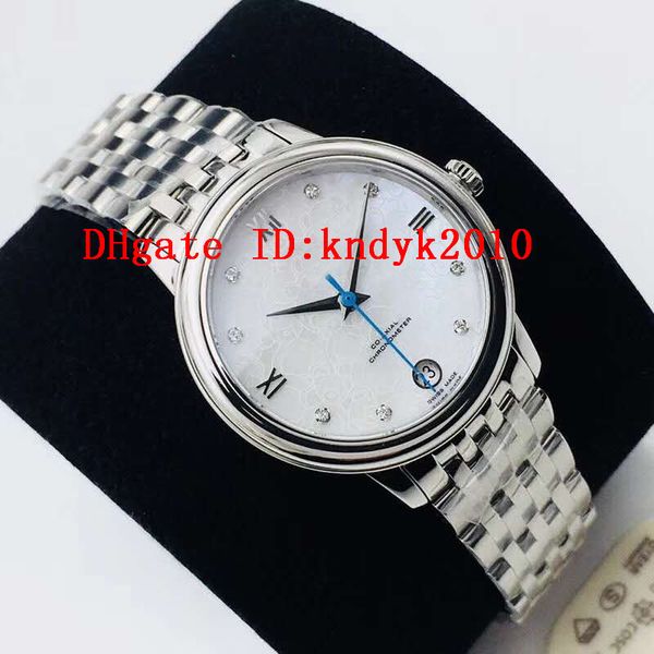 

eta womens woman watch 2020 2892 mechanical automatic ladies watch 28800 vph date sapphire steel crystal luxury stainless hiijt, Slivery;brown