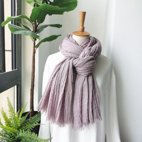 

американский японский унисекс стиль зимний шарф хлопчатобумажный и льняной солист цвет длинные женские шарфы шаль винтажные теплые мужчины ш, Blue;gray