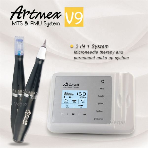 

mts pmu system with tattoo needle artmex eye brow lip rotary pen permanent makeup tattoo machine
