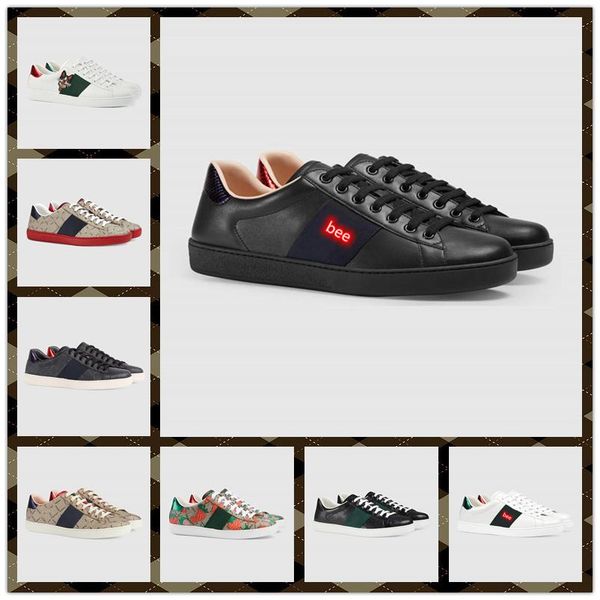 

a1 bee green red stripes men women sneaker casual shoes party trend ace fashion shoe walking trainers chaussures pour hommes 35-46, Black