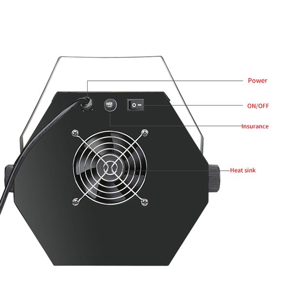 

25w кастинг mini bubble machine для свадьбы / stage / бар освещение black ac 110v этап лампа алюминий