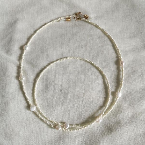 

stainless steel eyeglasses chain halter women's fashion sunglasses retro simple freshwater pearl beads glasses chain jewelry h bbyxqy