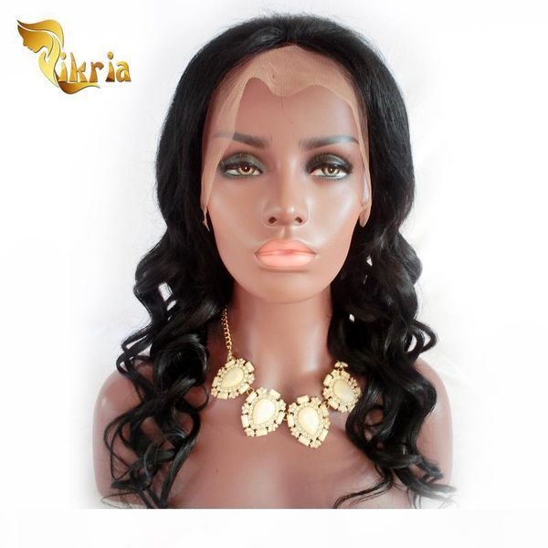 

peruvian brazilian indian malaysian natural color full lace human hair wigs with baby hair lace front human hair wigs pre-plucked hairline, Black;brown