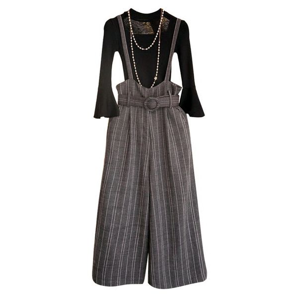 

2021 new high waist spring leg wide female pants with no casual back loose upper mesh overalls elegant paysuits size large wxf720 4qjj, Black;white