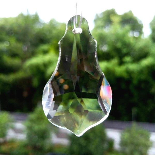 

50mm clear chandelier crystals pendants prisms beads diy crystal lamp accessories hanging ornament suncatcher home decoration h jllbfu