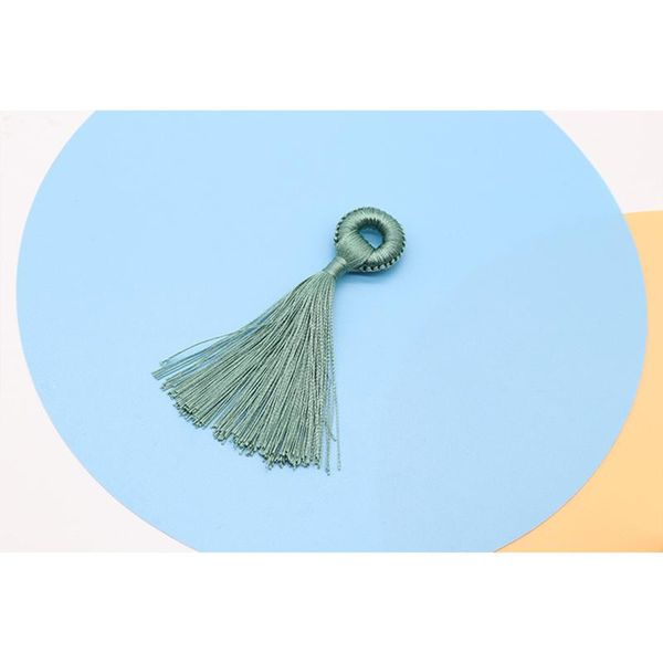 

2 10 шт. полиэстер многоцветные кольцо оплетзы tassels diy ювелирные изделия занавес декоративные аксессуары ключ сумка подвесной ремесло ки