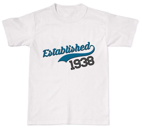 

new brand sale gift idea personalised customised established 1938 t-shirt t shirt sport hooded sweatshirt hoodie
