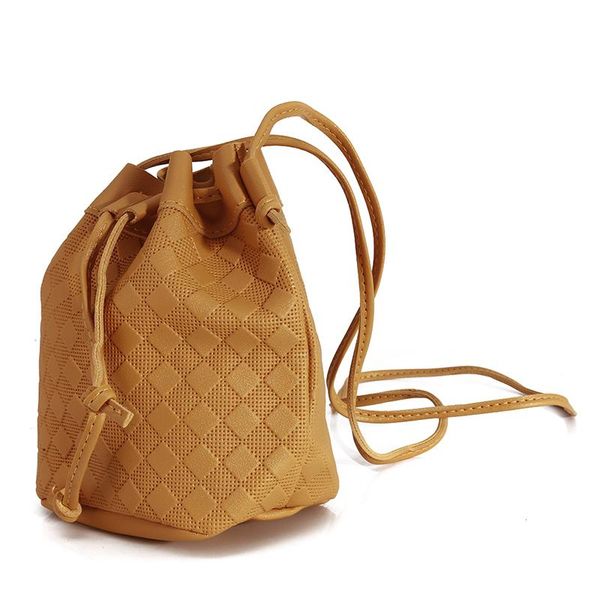 

vintage fashion small women leather bucket handbag tassel drawstring shoulder messenger crossbody bags purses