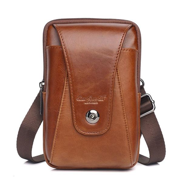 

6 inch mini messenger bag genuine leather mobile phone bag luxury handbags women bags designer shoulder small crossbody bags