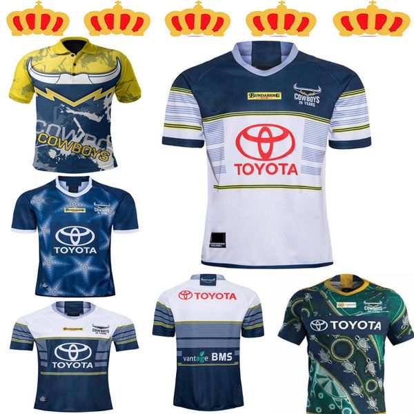 

2021north queensland cowboys super rugby jersey shirt kit maillot camiseta maglia size s-5xl, Black;gray