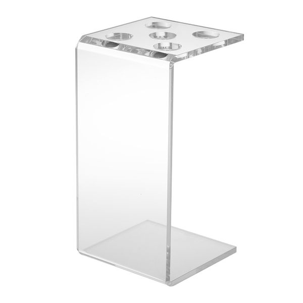 

professional hair scissor comb holder salon scissor shear rack hairdressing combs organizer acrylic transparent w9802