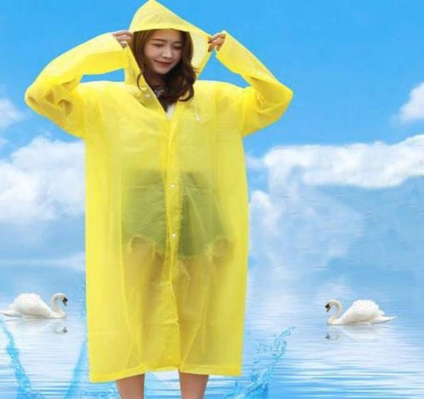 

мужчины женщины унисекс водонепроницаемый плащ куртка с капюшоном плащ дождь дождь poncho rainwear открытый accesso wmtont dh_garden