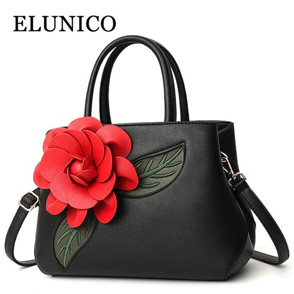 

elunico 2020 winter new fashion floral tote bags handbags women famous brands flower messenger shoulder bag ladies bolsos mujer