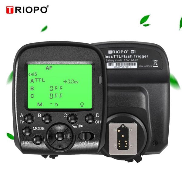 

flashes triopo g1 duall inalÃ¡mbrico gatillo con pantalla panorÃ¡mica lcd 1/8000 s hss 2,4g transmisiÃ³n inalÃ¡mbrica 16 canales