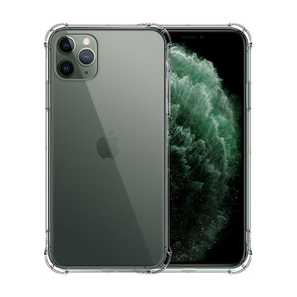 

soft tpu transparent clear phone cases protect cover shockproof case for iphone 11 12 13 pro max 7 8 x xs samsung s20 s21