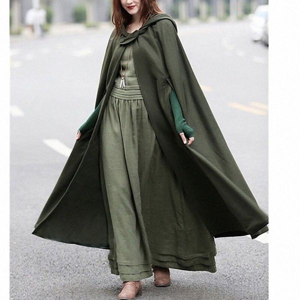 

women's cloak capes causal fall winter long coat loose warm basic chic & modern jacket sleeveless solid colored blue army green spring, Tan;black