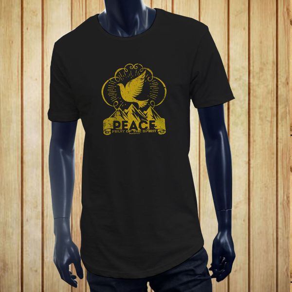 

с коротким рукавом на лето peace плод духа христианской веры иисуса black extended long t shirt майка спортивная с капюшоном hoodie
