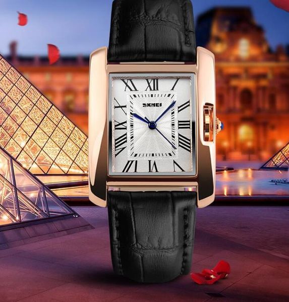 

watches ladies women 2021 custom fashion waterproof electronic watch ladies trend wild female student business quartz watch, Slivery;brown