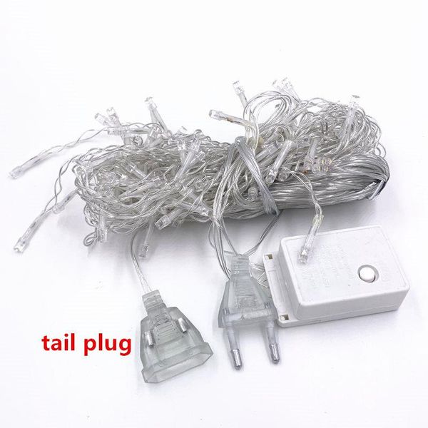 

christmas garland led curtain icicle string light 220v 4.5m 100leds indoor drop led party garden stage outdoor decorative light swy qyllnn