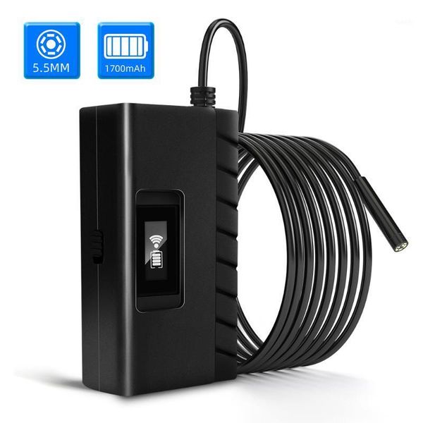 

5.5mm 5mp 1080p wireless wifi endoscope inspection borescope camera cleaning handheld otoscope1