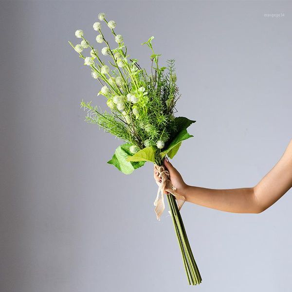 

long hand holding bouquet temperament wedding decors high-end silk flower pgraphy p props plastic simulation flowers1