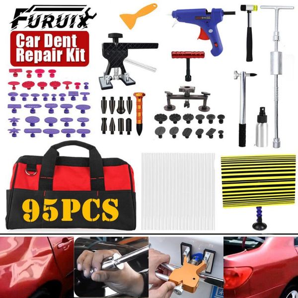 

professional hand tool sets furuix paintless dent removal lifter puller hammer auto hail repair tools kit