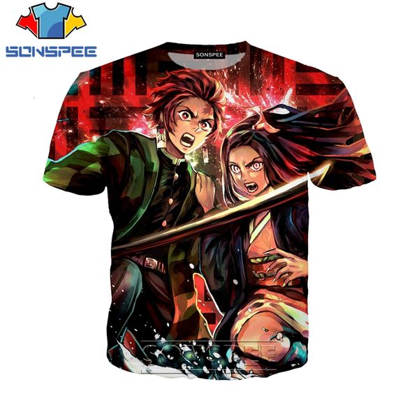 

ghost blade anime demon slayer kimetsu no yaiba 3d print shirts comics oversized comics men clothing