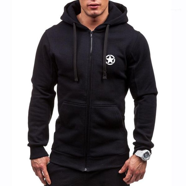 

mens clothing mens sweatshirt spring autumn hoodies fleece men casual long sleeve hoodies men sportswear zipper sweatshirts1, Black