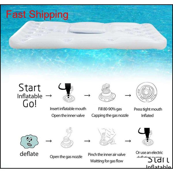 

pool party games raft lounger inflatable floating pool adults rafts swimming pool lounger beer pong table (does qylhpe bde_luck