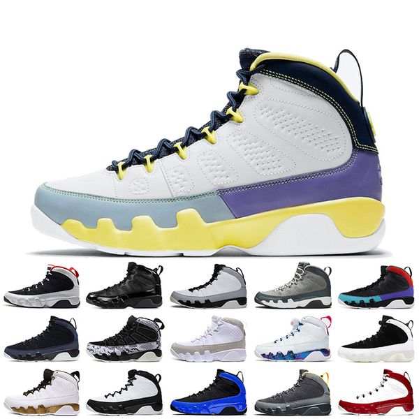

wholesale jumpman 9 9s retro basketball shoes change the world university blue pe gym red space jam unc oregan ducks men trainers sneakers, White;red