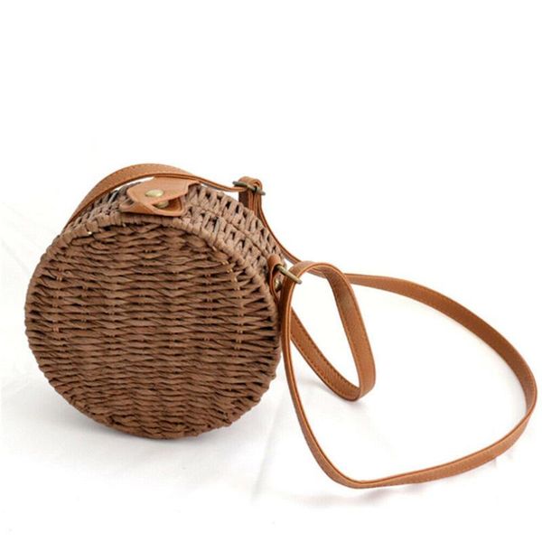 

2020 summer woven bag straw rattan handbags shoulder bag fashion messenger